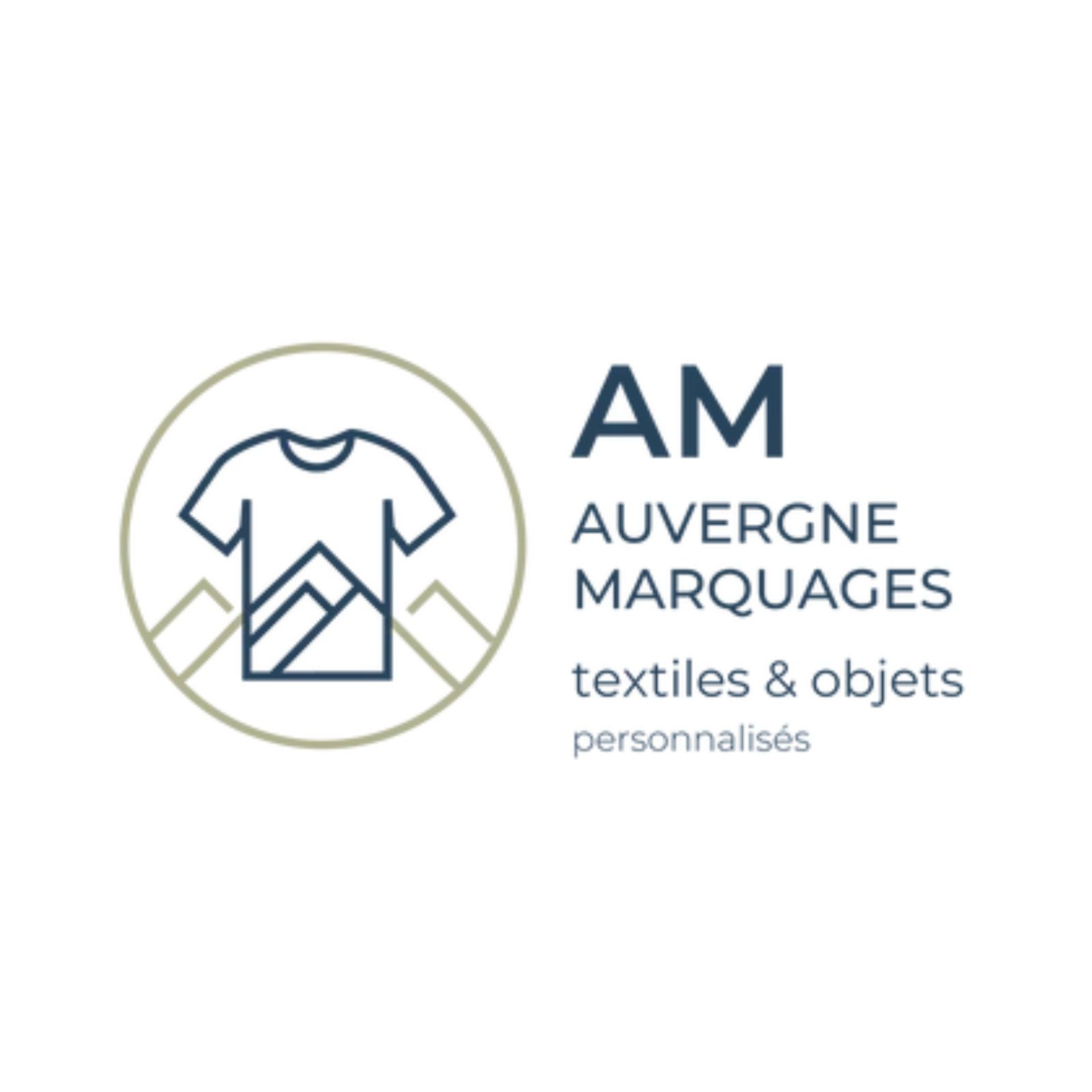 Logo du client AM Auvergne Marquages, textiles et objets personnalises